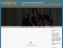 Tablet Screenshot of corepolis.com